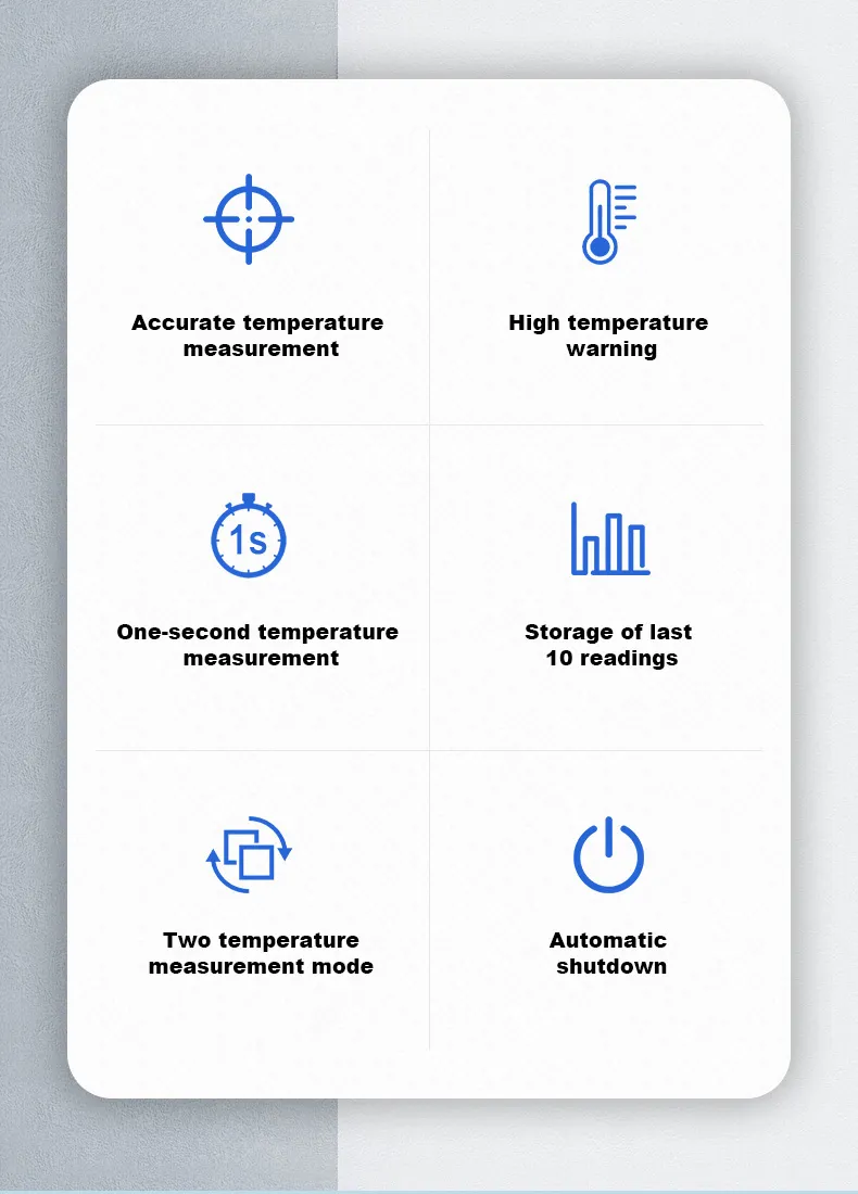 Infrared Thermometer Feature 2