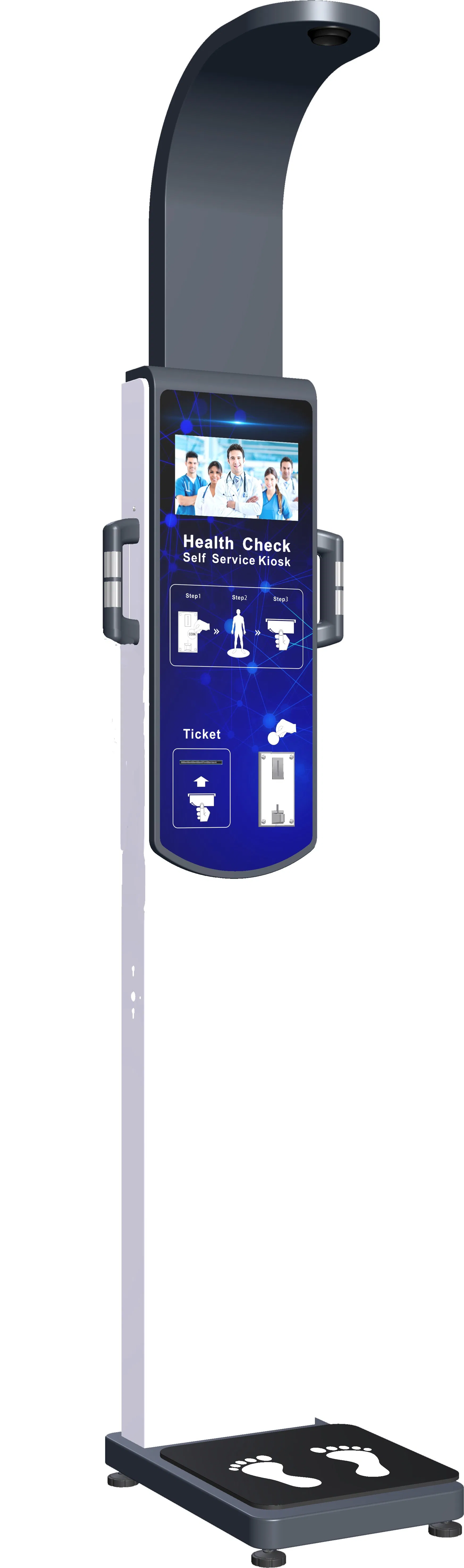 Digital Ultrasonic Height and Weight Scale with Fat Measurement and Thermal Printer
