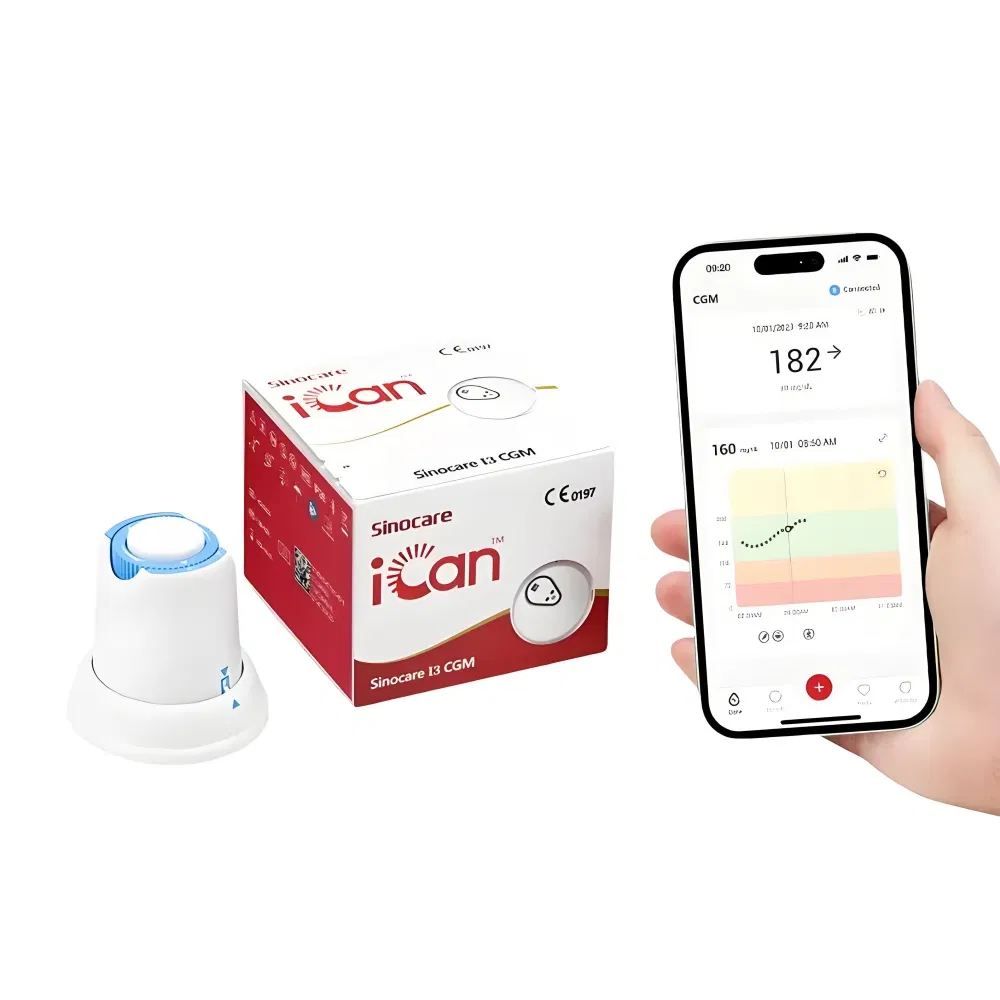 Hot Sale Ican I3 Glucometer Glucose Sensor Diabetes Blood Sugar Test Kit Cgm Continuous Glucose Monitoring System