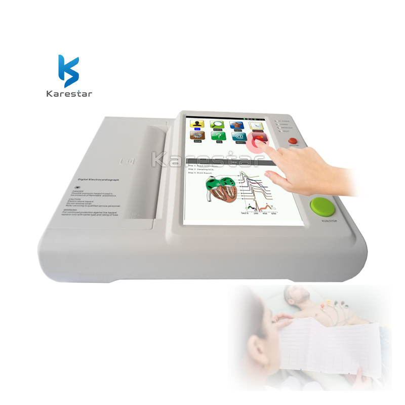 12 Leads 12 Channel ECG Monitor Portable ECG EKG Device