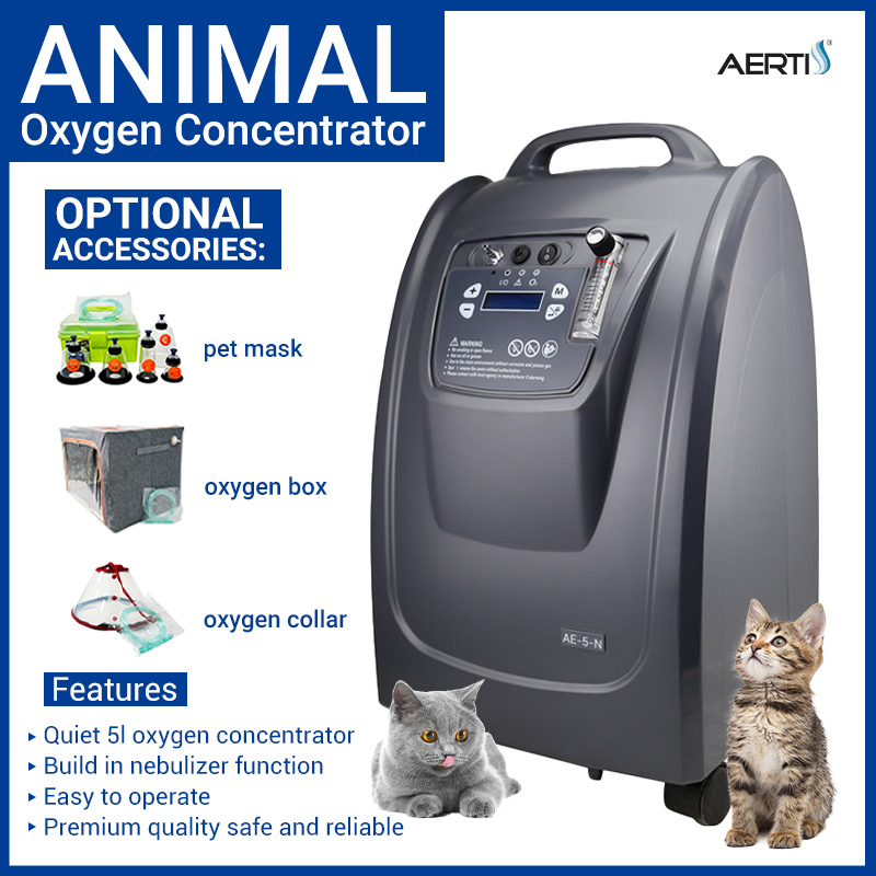 Aerti 5L Vet Oxygen Therapy Machine Concentrator for Pet Hospital Veterinary Clinic Equipment