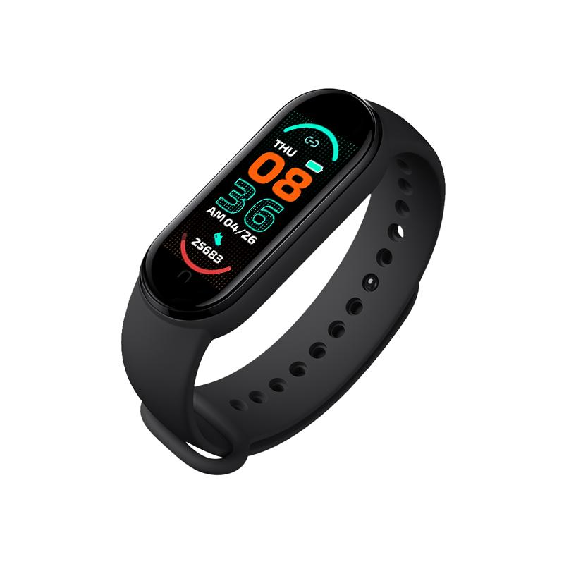 Hot Selling Waterproof Tness Blood Pressure Oxygen Sport Smart Bracelet M6 Fitness Tracker