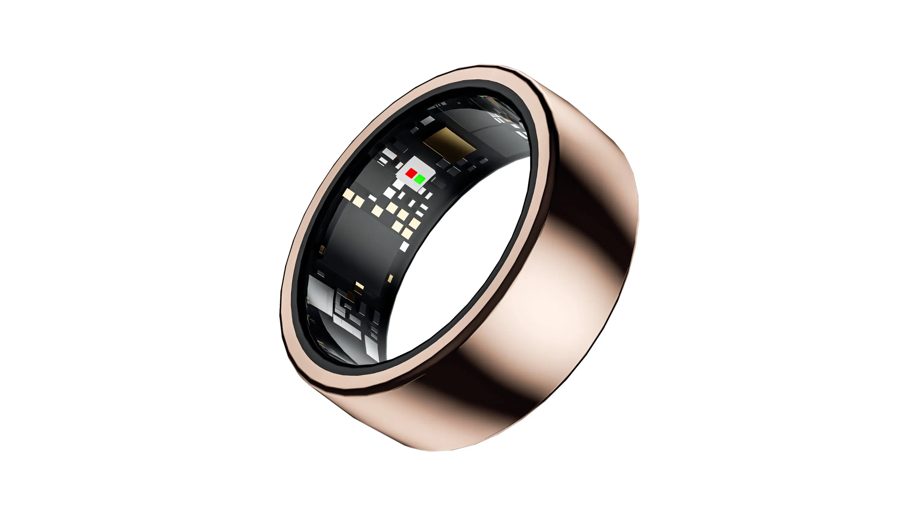 Titanium Smart Health Ring with Blood Oxygen Heart Hrv Tracking Wearable Devices