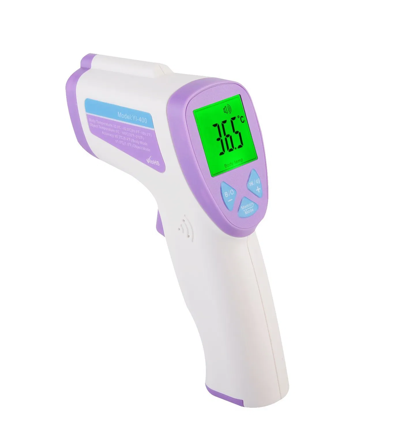 Healthy Medical Manufacturer Non Contact Digital Infrared Thermometer Forehead Thermometer