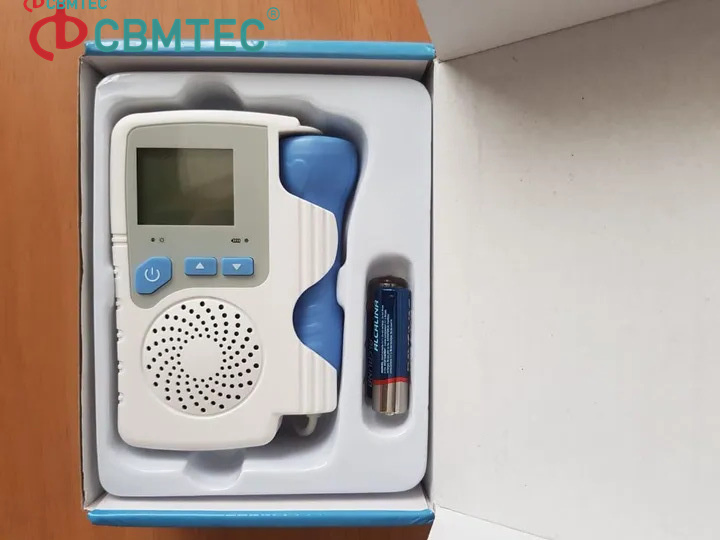 LED Screen Fetal Doppler Color for Easy Home Use
