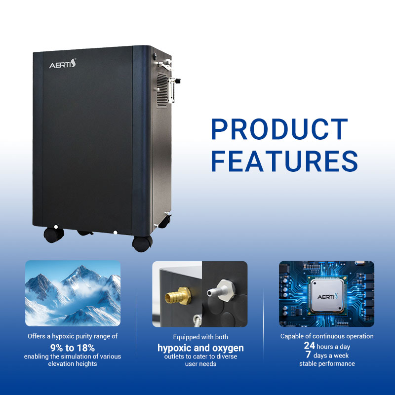 Aerti Best Selling Altitude Training Hypoxic Generator Ewot Oxygen Therapy Concentrator (DY-2)