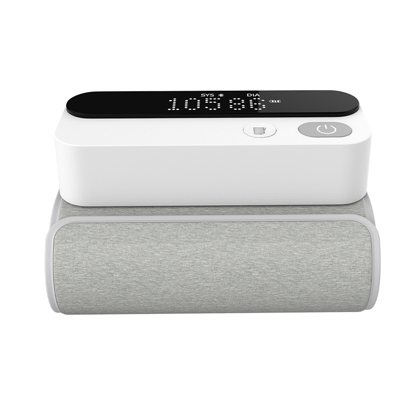 New CE&FDA Cheap Price Arm Type Adjustable Cuff Bluetooth Digital Voice Broadcast Sphygmomanometer Blood Pressure Monitor Iot Android and Ios APP