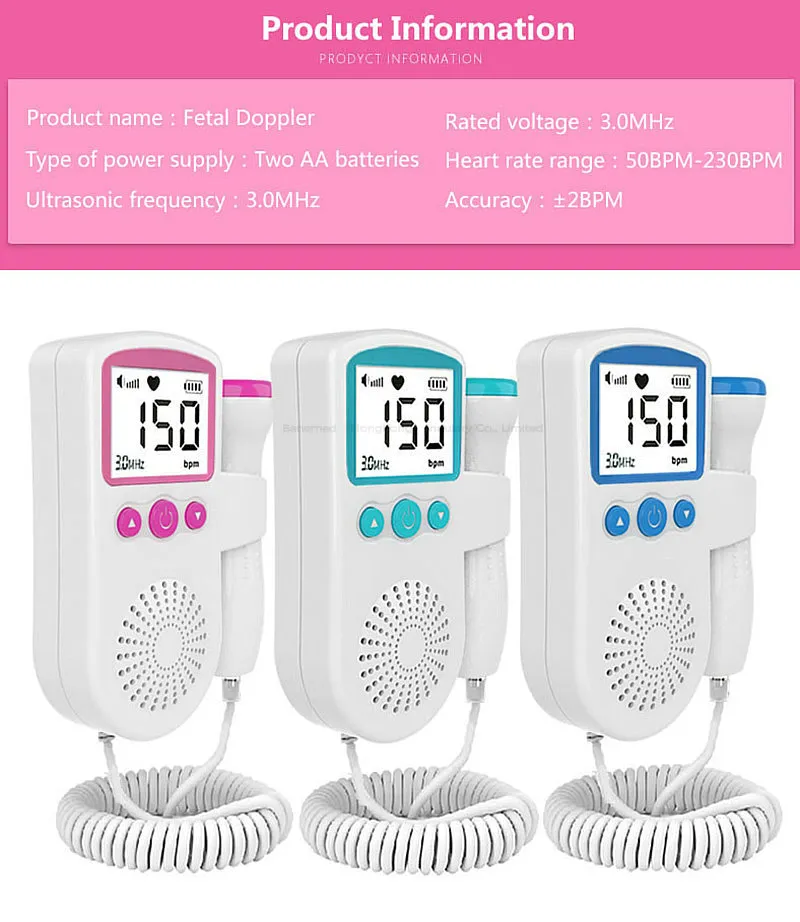 ODM OEM Pocket Fetal Doppler