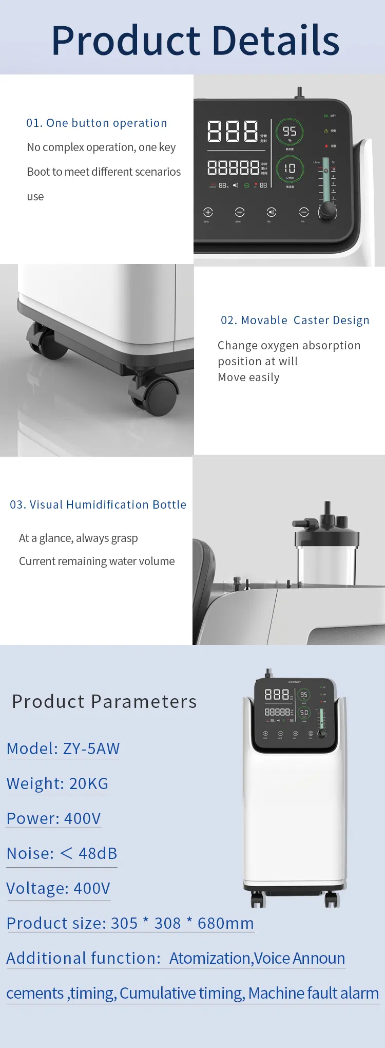 Oxygen Concentrator Detail 3