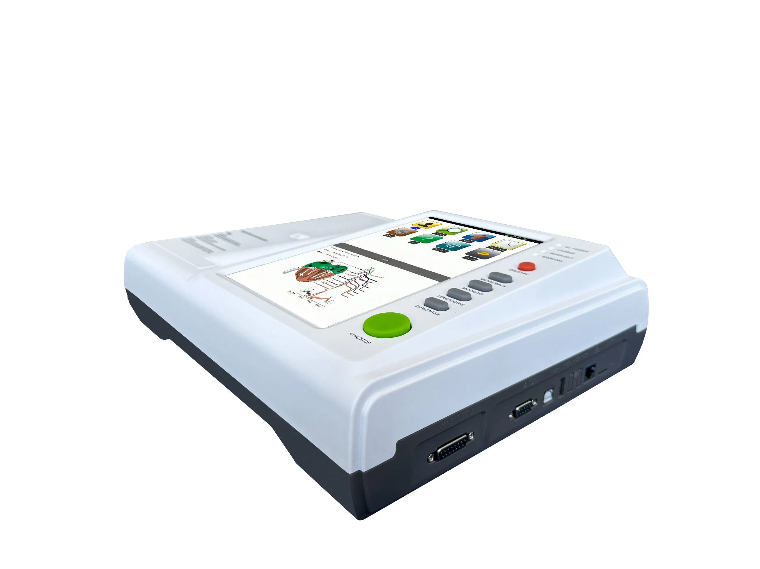 Advanced Portable ECG Device with 12-Channel Auto-Analysis