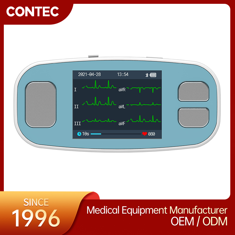 Contec Pm20 2.4" Color Electrocardiogram Machine TFT-LCD Portable Holter ECG Device