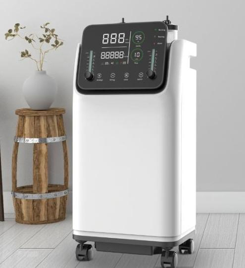 5L Ultra Low Noise Nebulizer Oxygen Concentrator with Adjustable Flow &amp; Purity Monitor