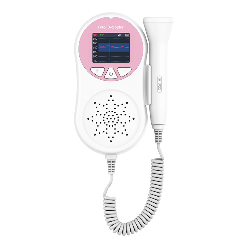 Contec Contec10A Portable Hospital Grade Waterproof Color Display Baby Fetal Doppler