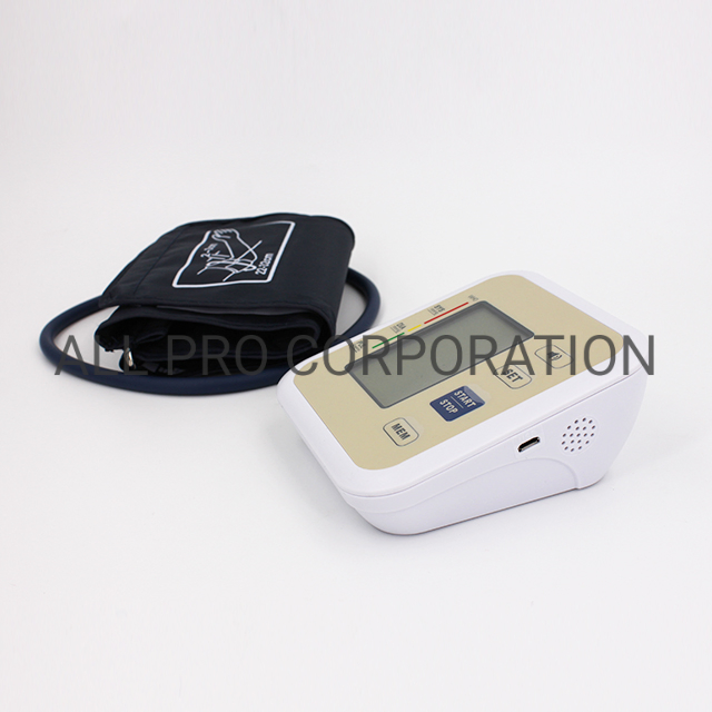 Arm Type Sphygmomanometer Heart Rate Bp Monitor