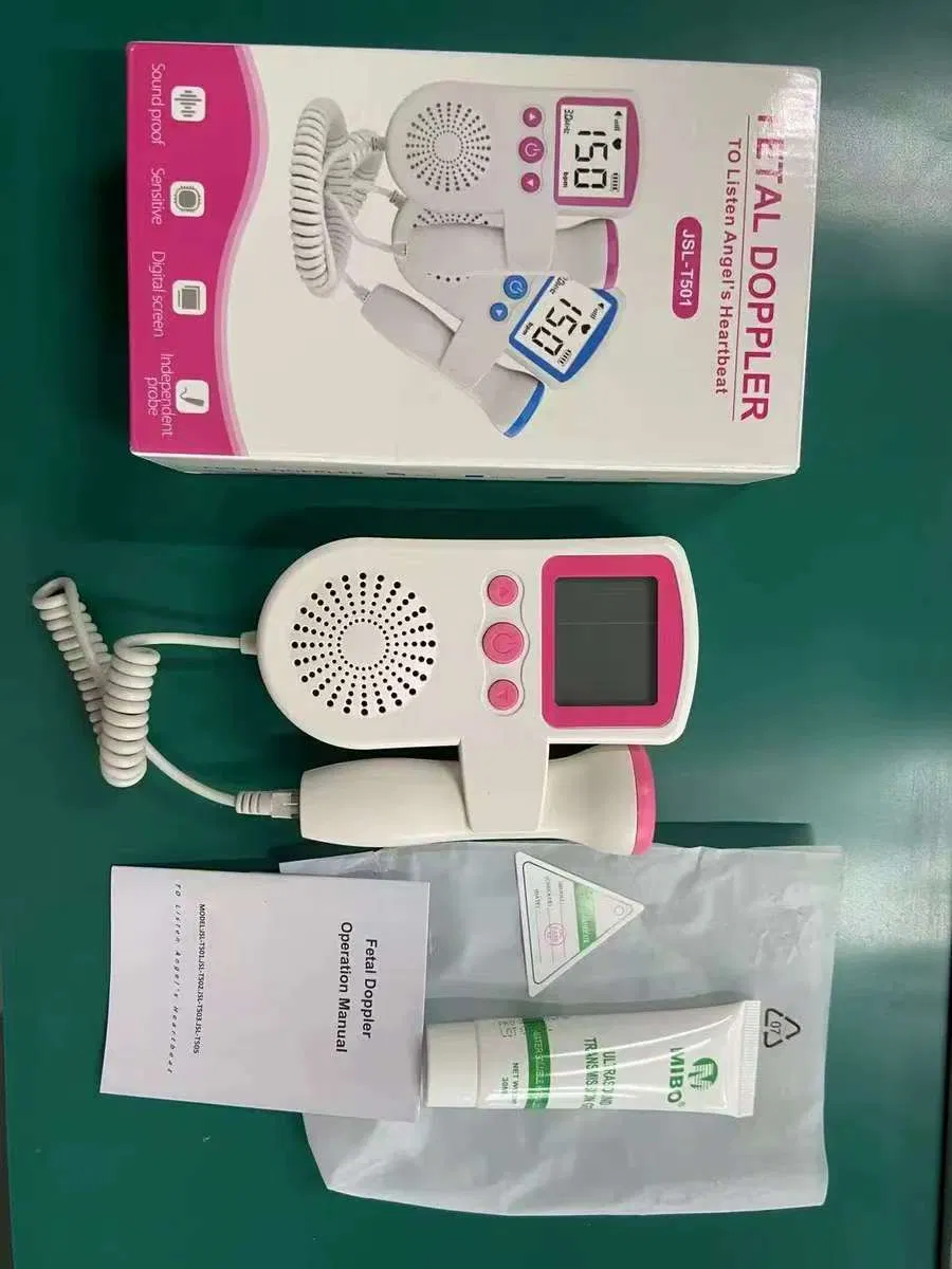 Ultrasound Fetal Dopplers Home Medical Portable Fetal Heart Rate Detection Monitor