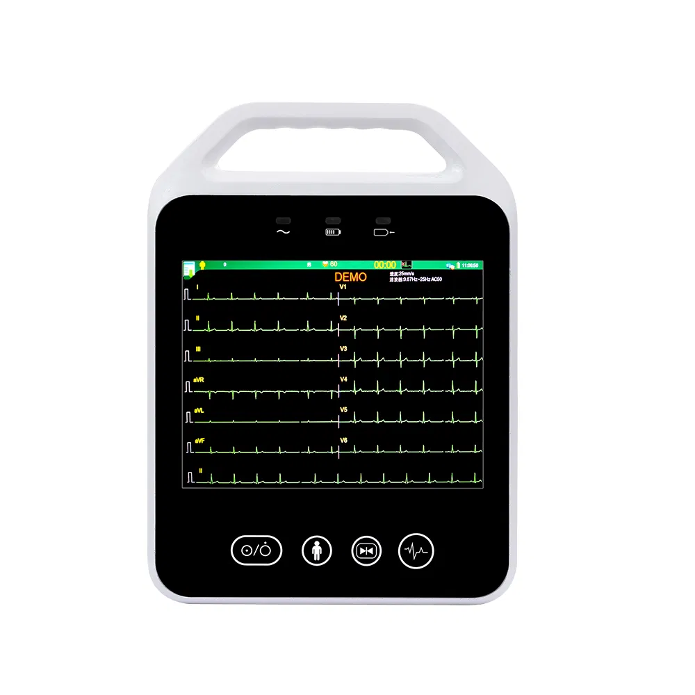 Portable 12 Channel ECG Machine/Medical Device with with WiFi/LAN Connection