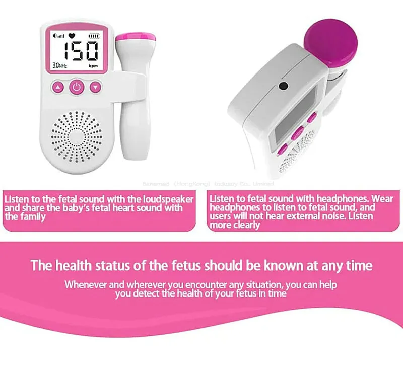 ODM OEM Pocket Fetal Doppler