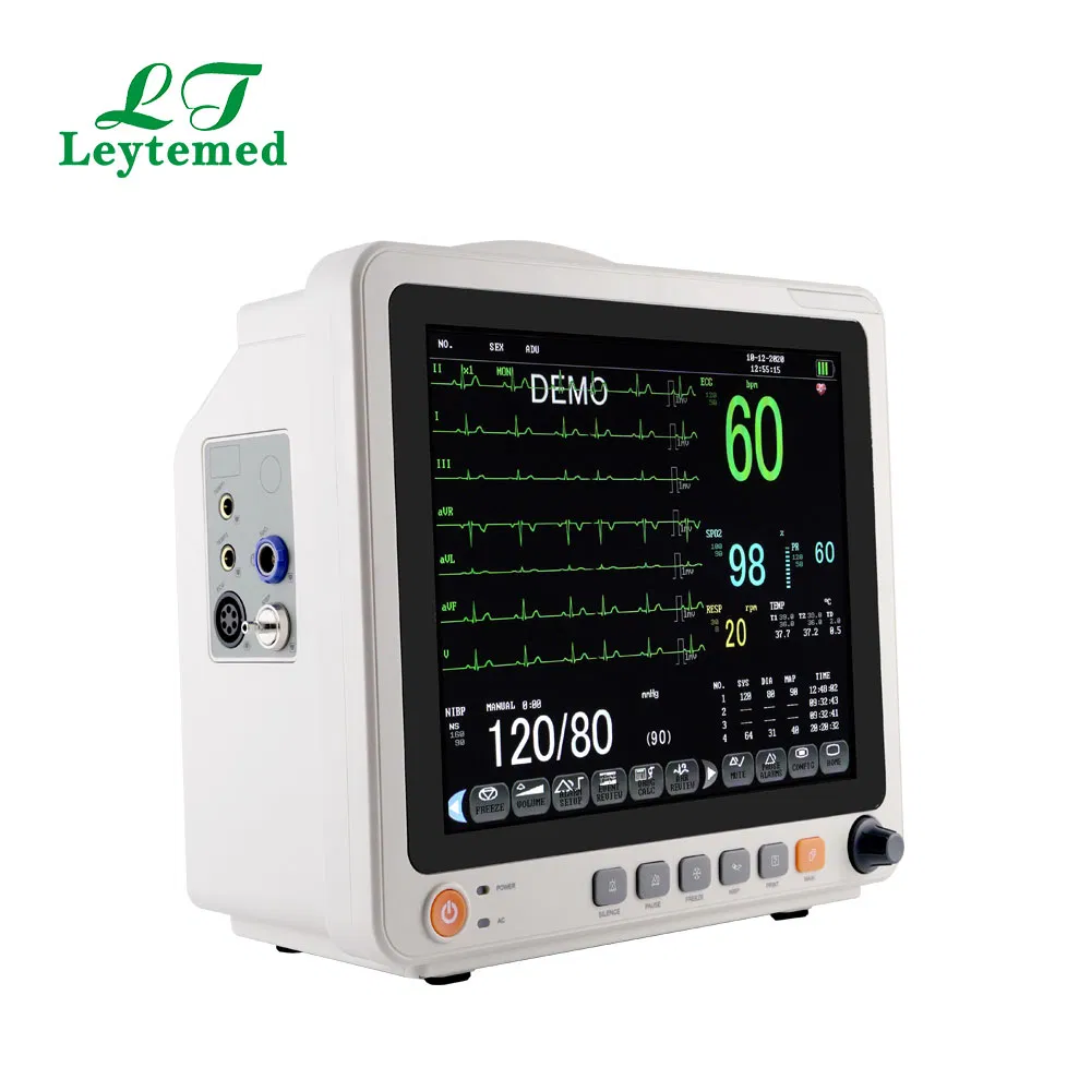 Ltsp23 Cheap Portable ECG/Temp/NIBP/SpO2/Resp/Pr Patient Monitoring Devices