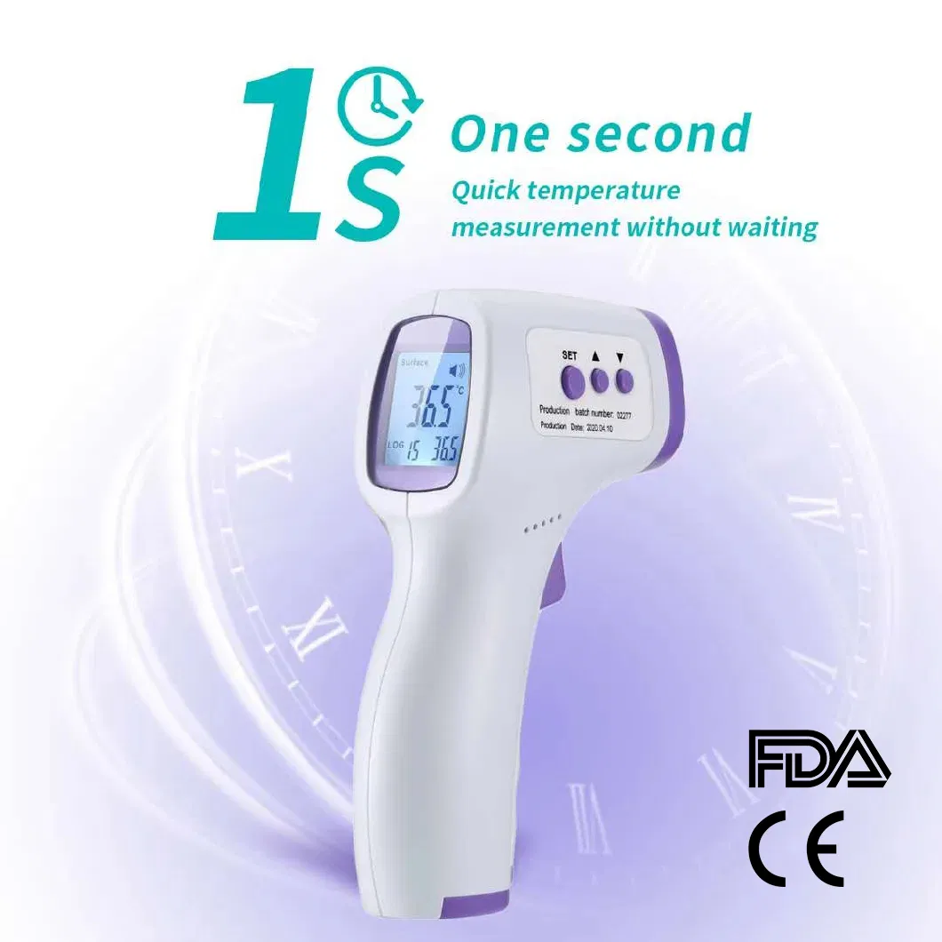 Forehead Fever Thermometer Baby Thermometer Digital Infrared Industrial Electronic Clinical Thermometer Factory with CE