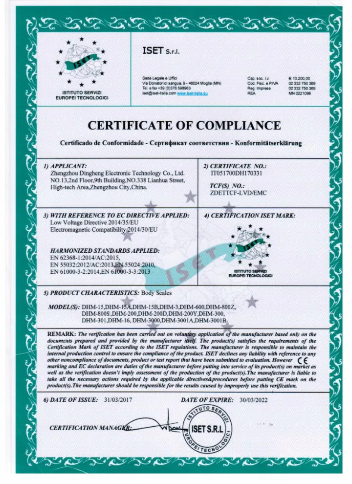 CE Certificate