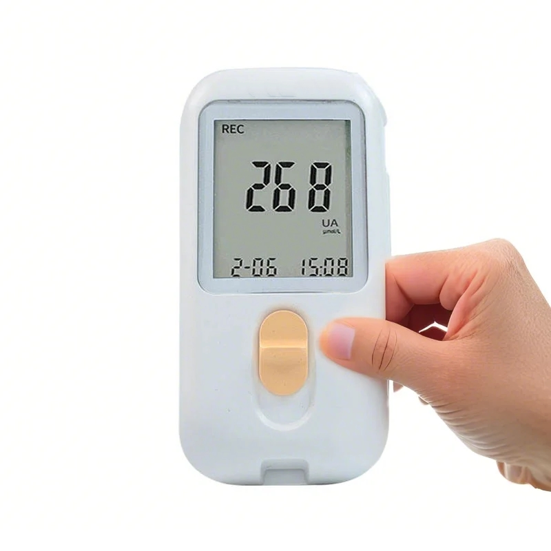 Blood Glucose and Uric Acid Monitoring System with Advanced Electrochemical Biosensor Accurate Blood Glucose Uric Acid Meter