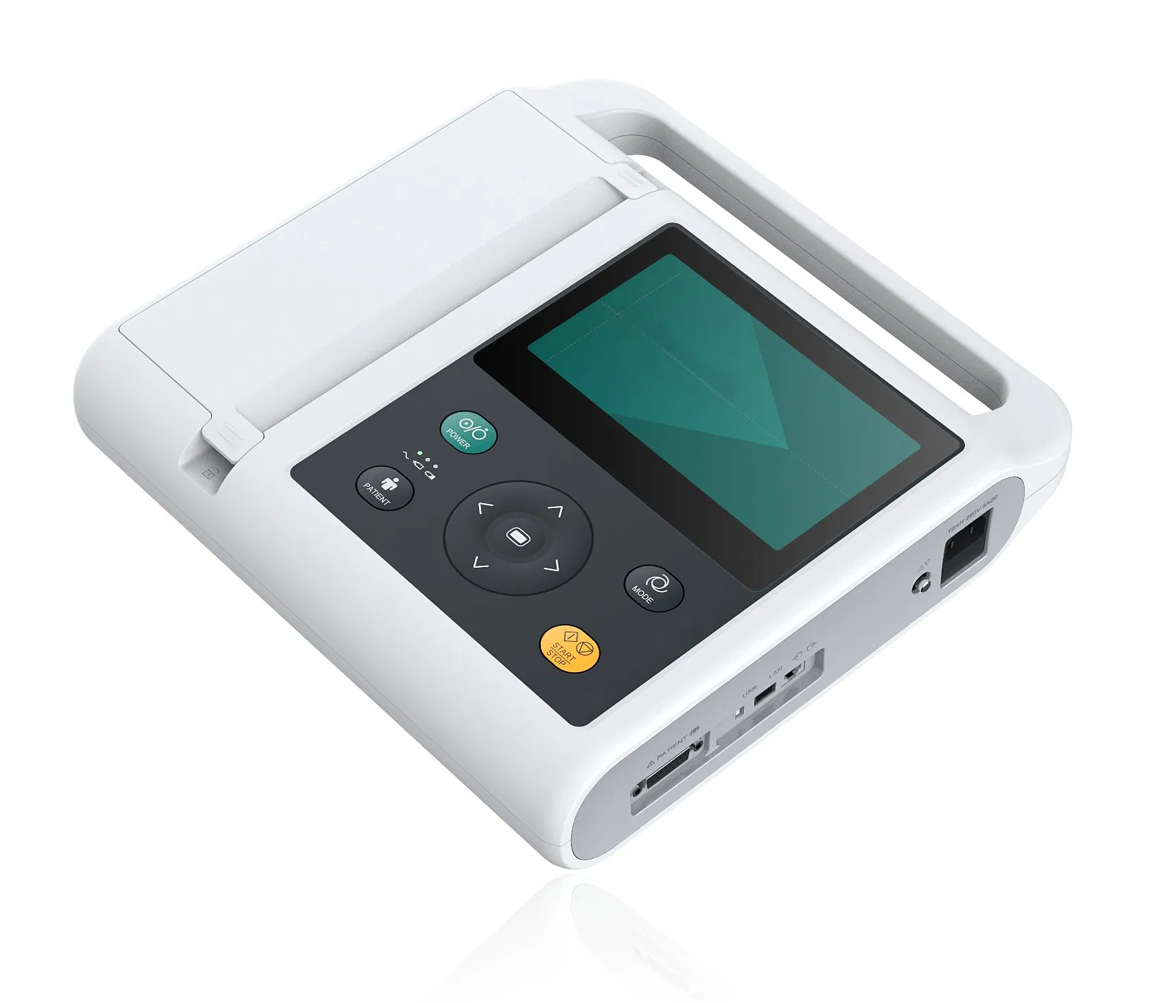 Portable 12 Channel ECG Device with Real-Time Data Analysis &amp; Reporting