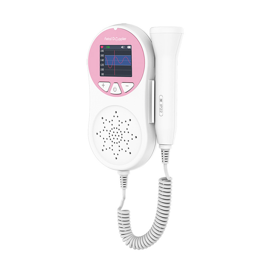 Contec Contec10A Portable Hospital Grade Waterproof Color Display Baby Fetal Doppler