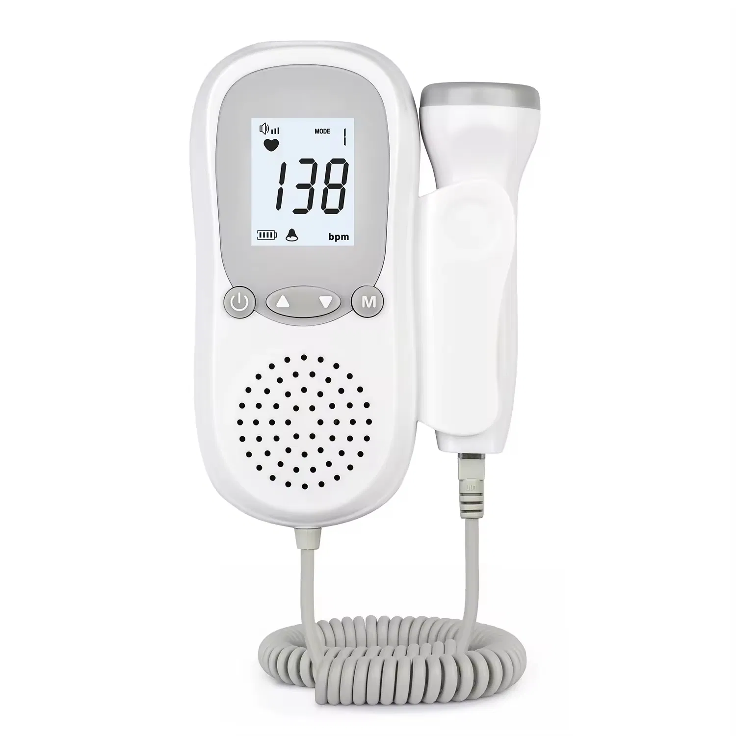 Middle Class Handheld Fetal Doppler Digital LCD Display with USB