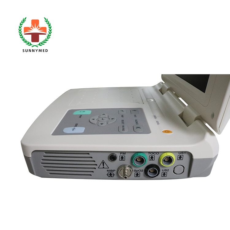 Sy-Hf010 Medical Baby Heart Rate Monitor Cardiotocograph Machine Fetal Heart Monitor