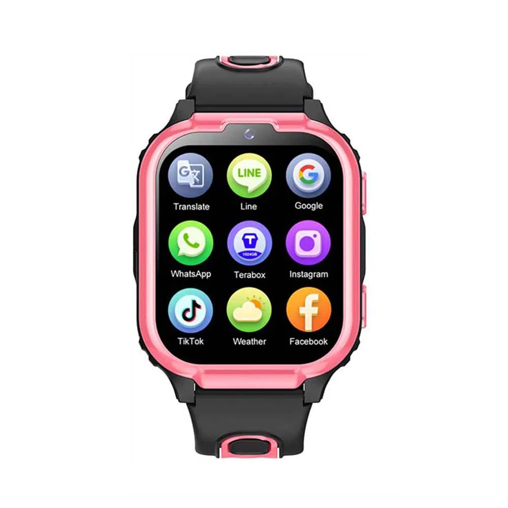 High quality LTE IP67 waterproof wearable children GPS tracker watch with smart AI parental control &nbsp;health monitoring for students P41