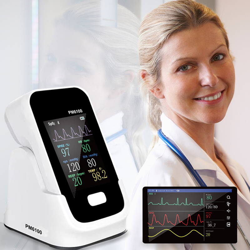 Berry Pm6100 Remote Device, Pulse Oximeters Patient Monitoring