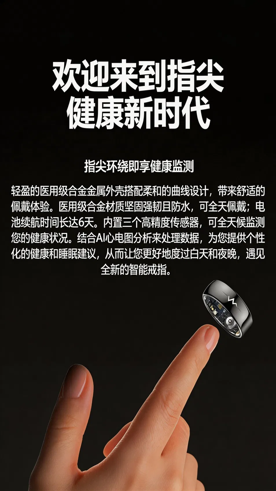 Digital Health Ring Sleep Tracking