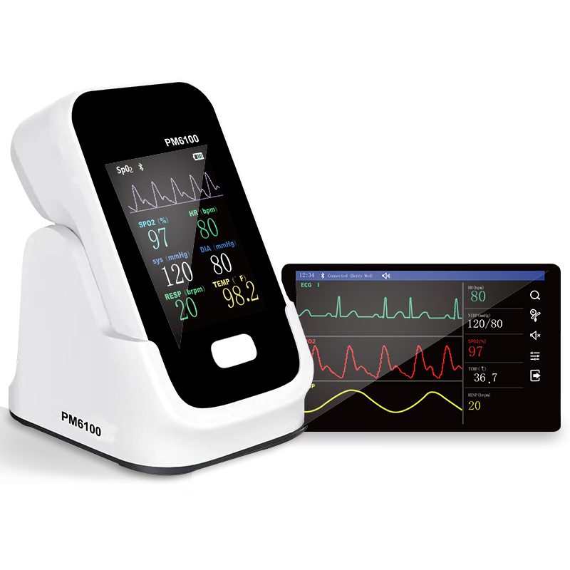 Berry Pm6100 Remote Device, Pulse Oximeters Patient Monitoring