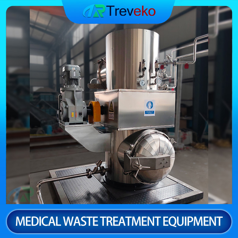 Remotely Monitored Medical Waste Autoclave Equipment with IoT Connectivity