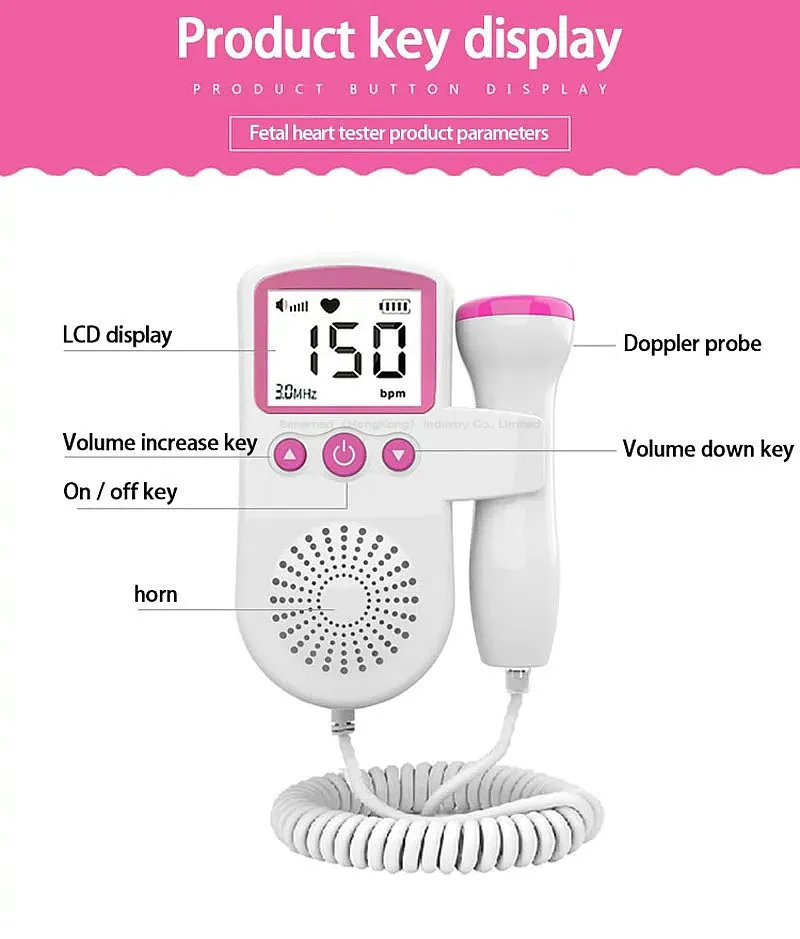 ODM OEM Pocket Fetal Doppler
