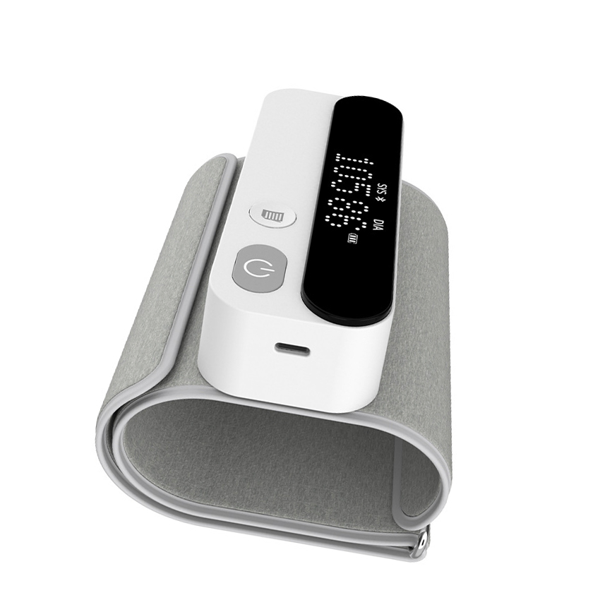 New CE&FDA Cheap Price Arm Type Adjustable Cuff Bluetooth Digital Voice Broadcast Sphygmomanometer Blood Pressure Monitor Iot Android and Ios APP