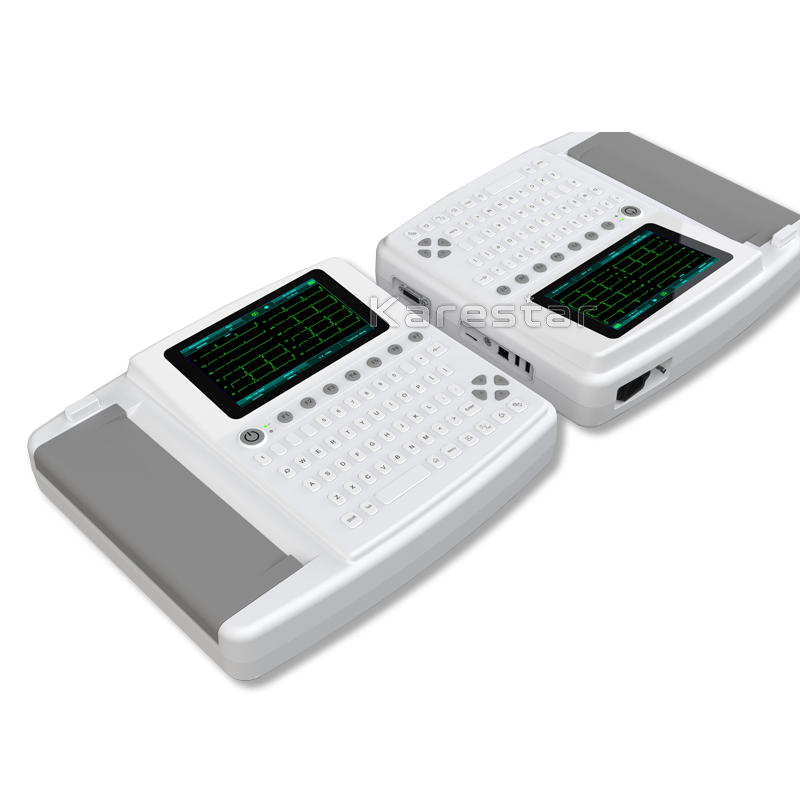 Professional Hospital ECG Digital Touch Screen Portable 12 Channel ECG Machine Human ECG Device