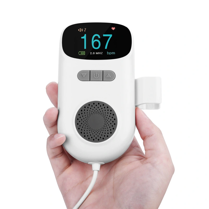 New Portable Pocket Ultrasound Fetal Doppler for Baby Heartbeat
