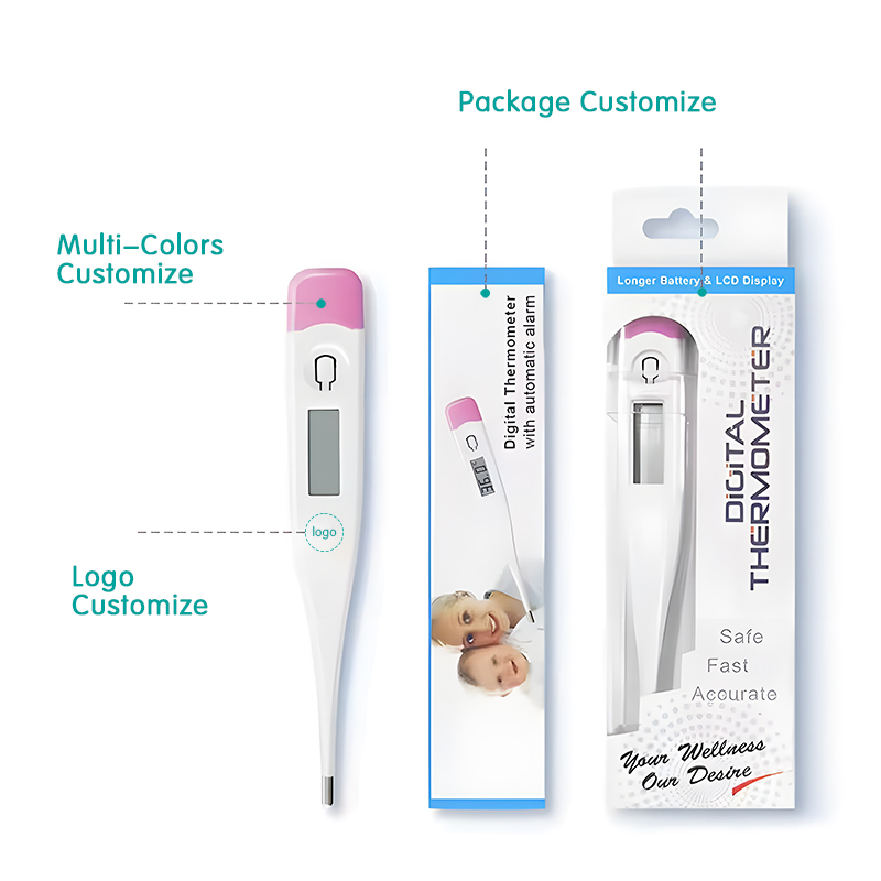 High Accurate LCD Digital Thermometer Electronic Waterproof Baby Adult Thermometer Fast Read Thermometer