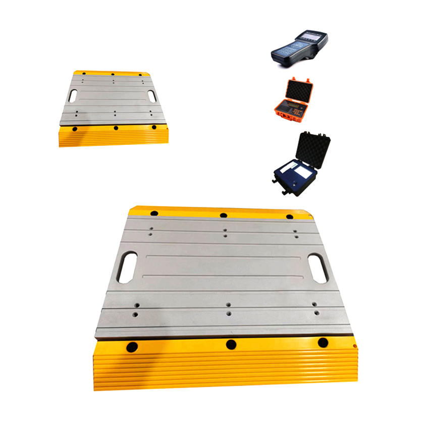 10-20 Ton Portable Axle Digital Truck Wheel Weight Bridges Weighing Scale