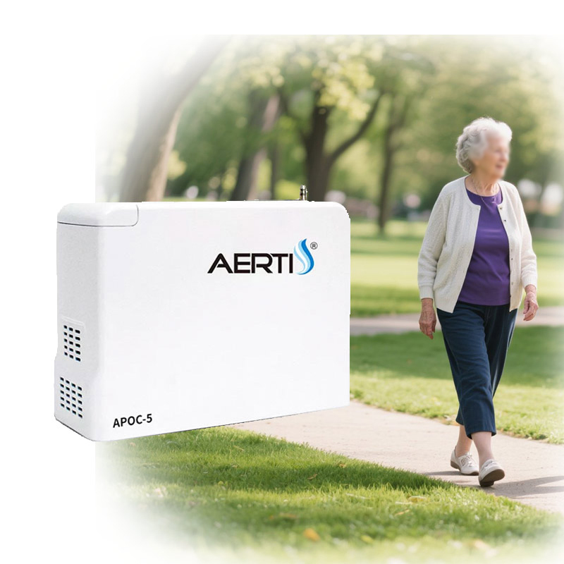 5L Pulse Battery Portable 2.35kg Oxygen Machine Concentrator Oxygen-Concentrator for Car and Travel