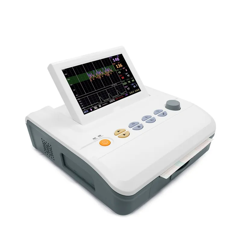 9parameter Fetal Doppler Baby Heart Rate Monitor Ctg Machine Maternal Fetal Monitor