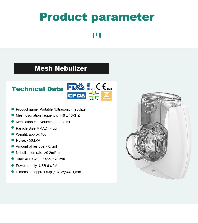 Medical Portable Nebulizer Detail 5