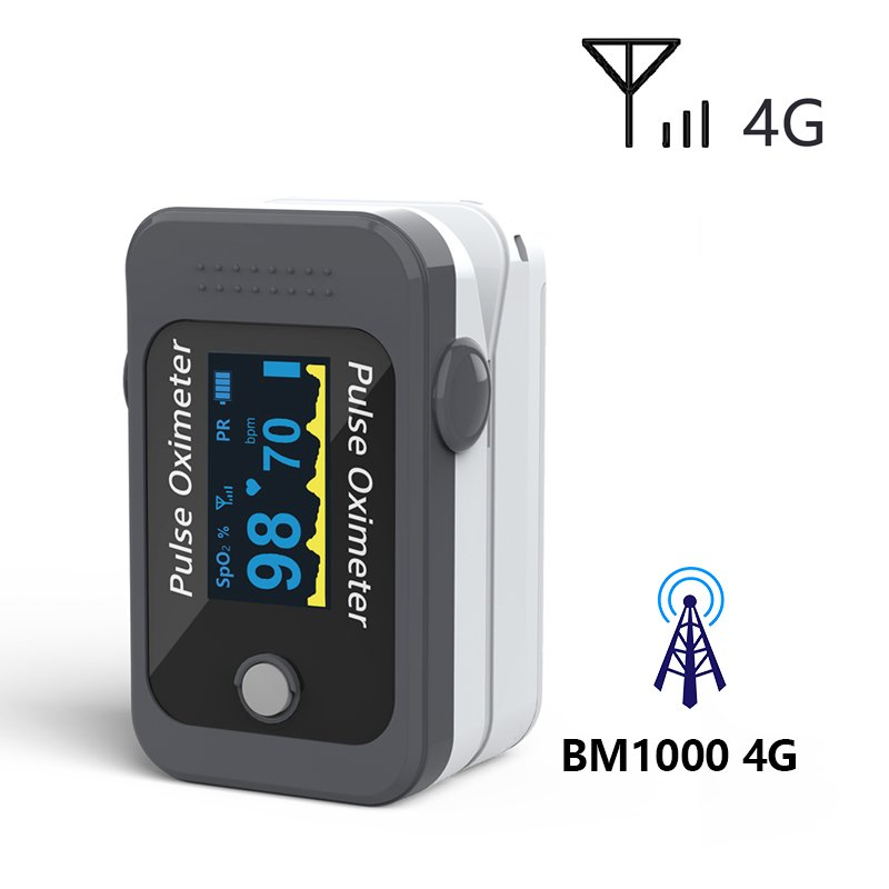 Telemedicina 4G Nb Iot Oximeter Monitor Home Care Oxygen Saturation SpO2 Real Time Remote Monitor