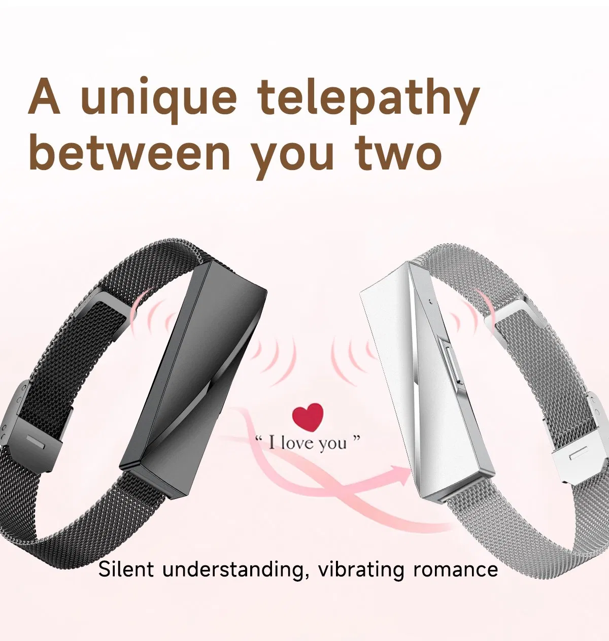 2025 Custom Sdk IP68 Couples Sport Waterproof Heart Rate Monitoring Fitness Watch Sensor Measuring Smart Activity Tracker Without Display