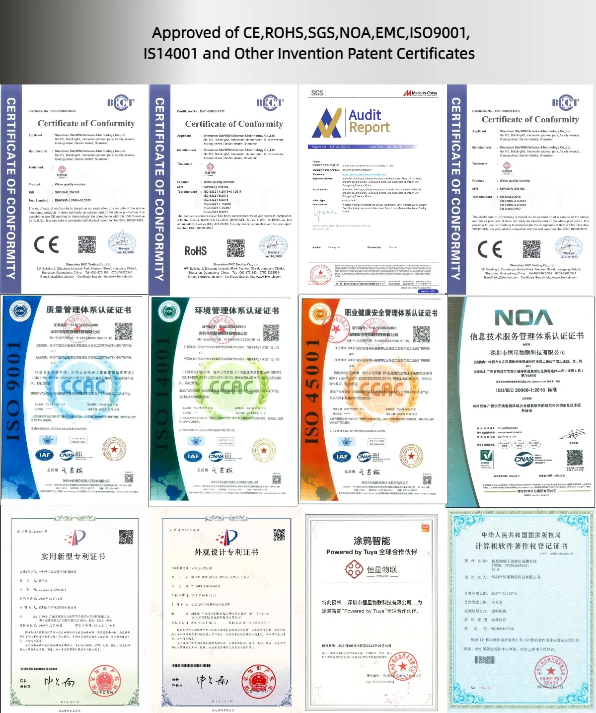 Certifications