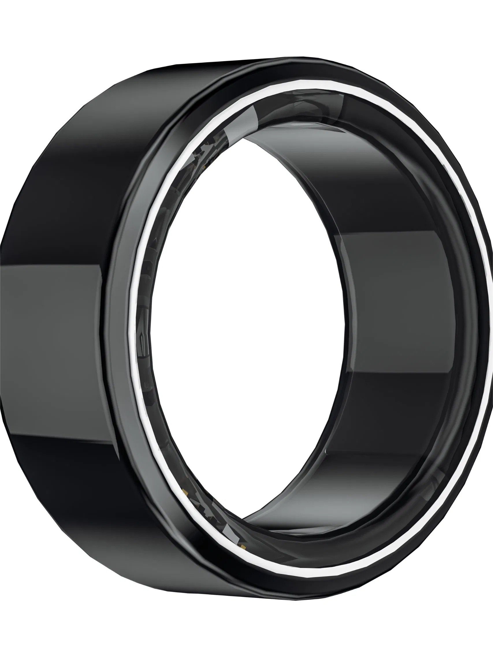 Simple Titanium Smart Health Ring with Blood Oxygen Heart Tracking Wearable Devices