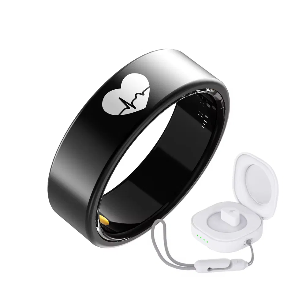 Waterproof Digital Monitor Health Wearable Smart Ring Step Tracker for Women Sleep