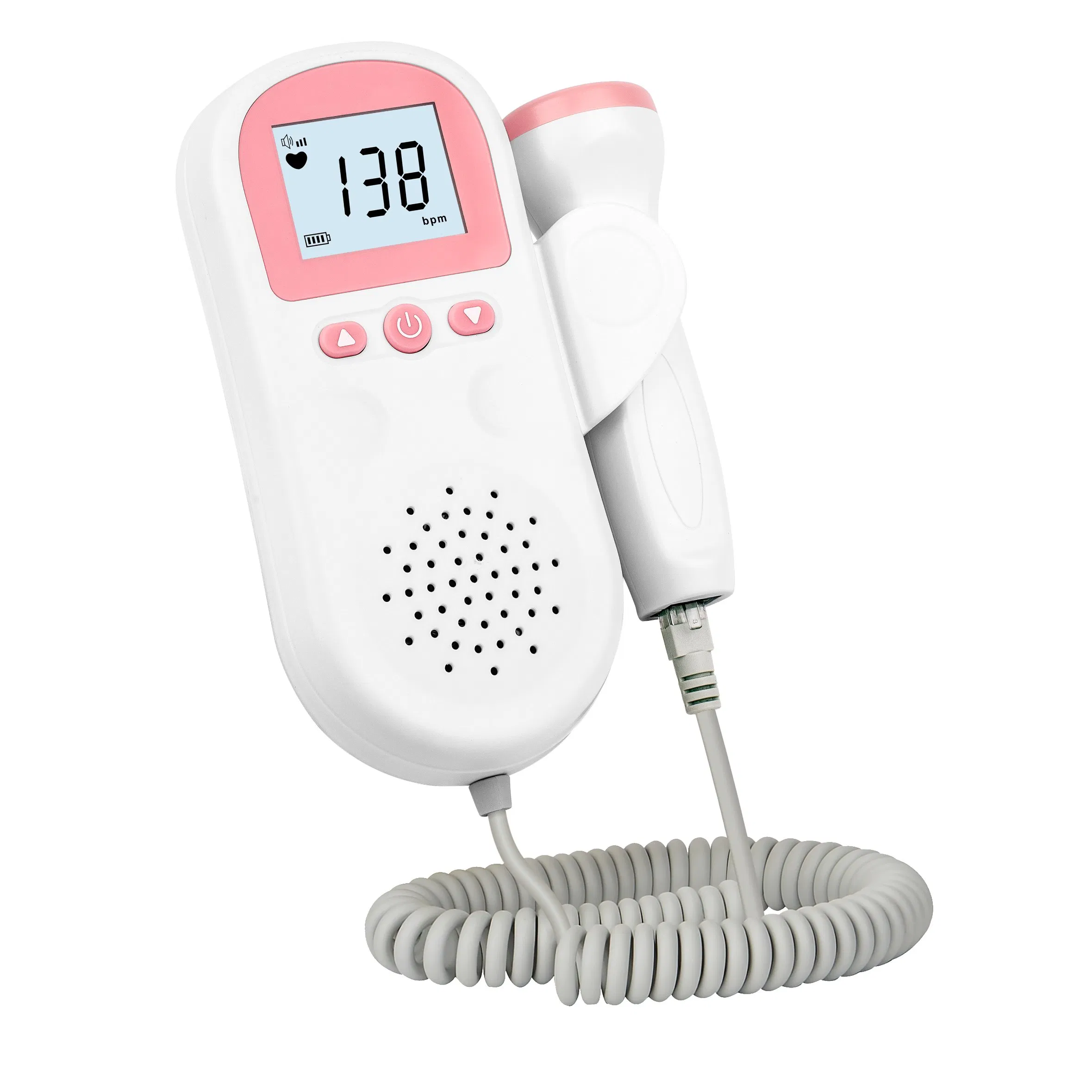 Portable 2.0-3.0MHz Fetal Doppler Heart Rate Monitor Doppler Device