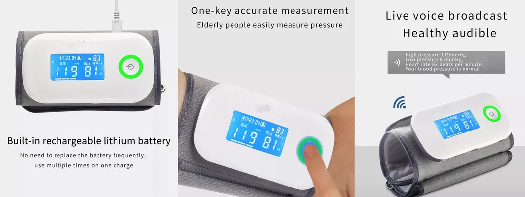 Digital Upper Arm BP Monitor Display